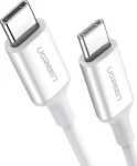 Ugreen US264 Kábel USB-C (M) - USB-C (M) 0.5 m biela / 60W (60517)