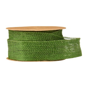 Ib Laursen Jutová stuha Herbal Green – 5 m