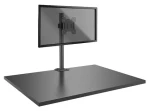 Lindy čierna / Rameno na monitor / krátke / 17-28" / nosnosť 8 kg / náklon -45 - 45 ° / rotácia 360° (40656)