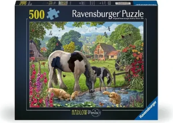 Ravensburger Hadlow - svet poníkov /500 dielikov/ od 10 rokov