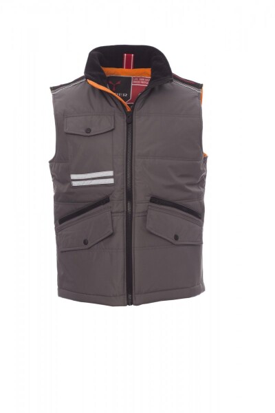 Pracovná vesta Payper Mig 2.0 Farba: Dymová/ Oranžová, Veľkosť: 2XL (001011005113025XXL)