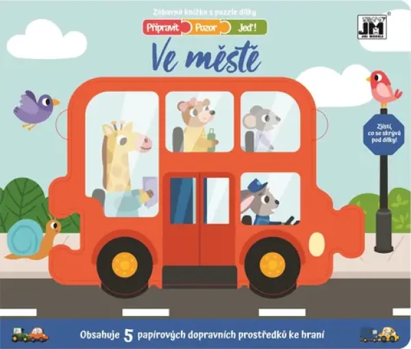 JIRI MODELS Vkladacia knižka Pripraviť, pozor, choď! - V meste