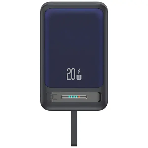 USAMS CD219 XM Series 10000mAh čierna / Power Bank / Magnetické bezdrôtové nabíjanie 15W / PD 20W (10KCD21901)