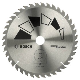 Bosch Accessories Standard 2609256822 tvrdokovový pílový kotúč 205 x 24 mm Počet zubov (na palec): 40 1 ks; 2609256822