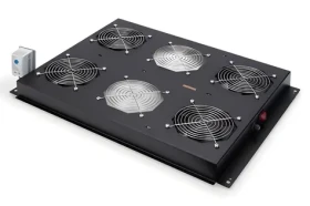 Digitus 19" čierna / Vetracia jednotka / 4 ventilátory / termostat / pre Unique Server (DN-19 FAN-4-SRV-B)