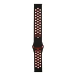 Tactical 701 Double Silikónový Remienok 20mm čierno-červená (8596311125645)