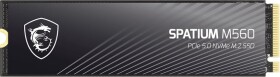 MSI Spatium M560 1TB M.2 2280 PCI-E x4 Gen5 NVMe (S78-440L0F0-P83)