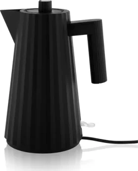 Alessi Plisse čierna / Rýchlovarná kanvica / 1,7 l (MDL06B)