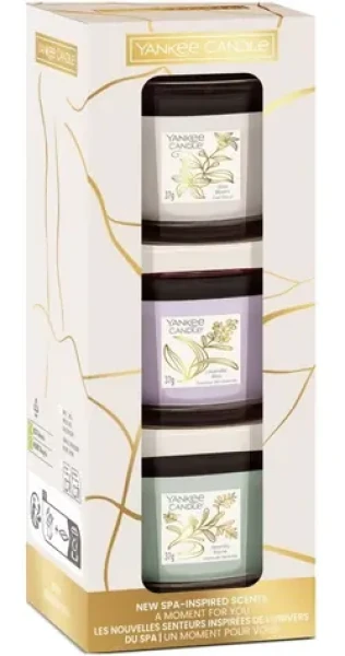 Yankee Candle Little Luxuries / Darčeková sada 3 votívnych sviečok v skle / SS 2026