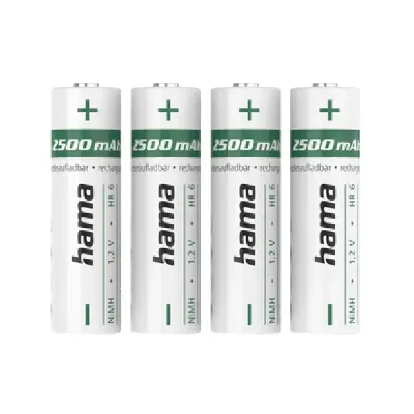 HAMA nabíjacia batéria AA Mignon 2500 mAh 4ks / Ni-MH (223531)