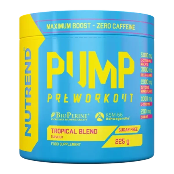PUMP - Nutrend (tropický blend, 225 g) (77683-4-225g-tropicalblend)