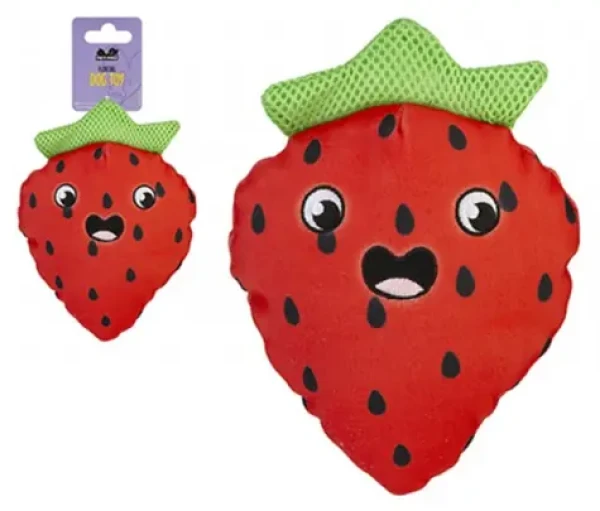 Pet Pro Floating Strawberry Plush Dog Toy / Plávajúce hračka jahoda (10700518)