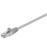 Goobay 50128 CAT 5e 2m šedá / Patch kábel / F/UTP / RJ45-RJ45 (50128)