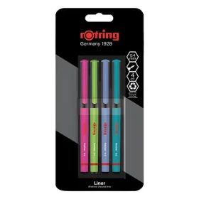 Rotring Liner Fun farby 4ks / Liner / Hrot 0,4 mm / Blister (2166331)