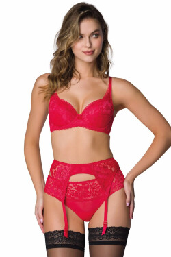 Dámska podprsenka Hannah 0115/11 Red - MAT 85A červená