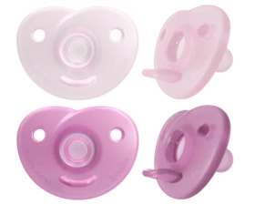 Philips Avent SCF099/27 ružová / Cumlík / 0-6 m / dievča / 2 ks