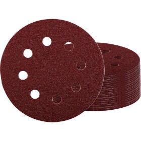 Einhell 492120 brúsny papier pre excentrické brúsky Zrnitosť 80 (Ø x v) 125 mm x 13 cm 50 ks; 492120