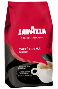 Lavazza Crema Classico 1 kg / Zrnková káva / 30% Robusta amp; 70% Arabica (8000070027411)