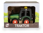 Daffi Drevené auto s pneumatikami - traktor