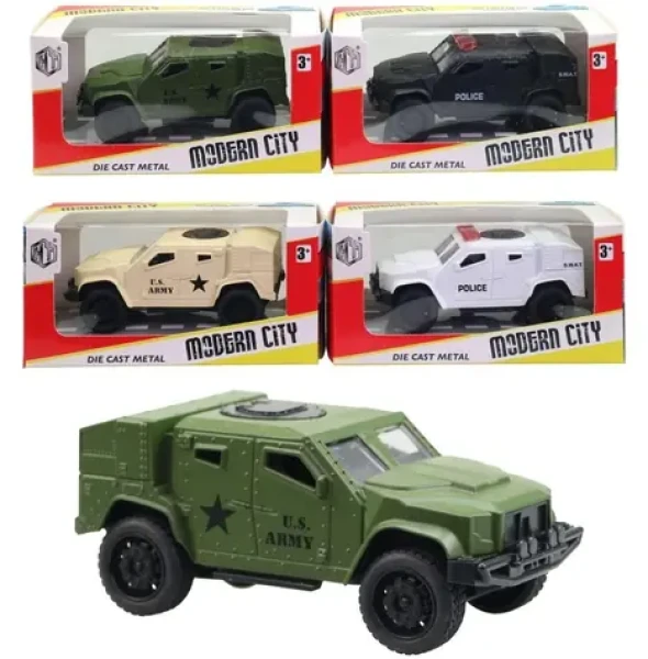 Auto obrnené kovové