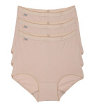 Dámske nohavičky Basic Maxi Beige 3 Pack - Sloggi Béžová 5XL