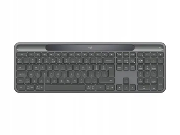 Logitech Slim Solar+ for Business grafitová / Bezdrôtová klávesnica / US INT'L layout / 2.4 GHz / Bluetooth (920-013779)