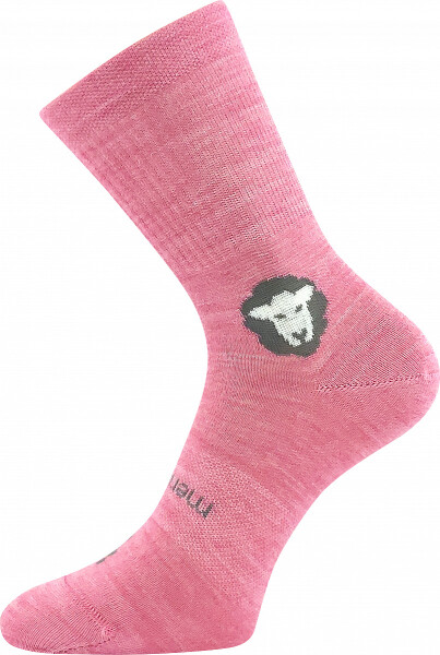 Ponožky voxx barefootik merino ružová Veľkosť ponožiek: 30-34 EU EUR