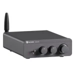 Fosi Audio BT20A Pro-48V sivá / Stereo zosilňovač / 300W / RCA / Repro OUT / Pre-OUT / Bluetooth 5.0 (6976136960003)