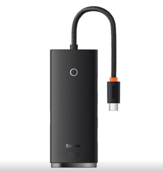 Baseus WKQX030301 Lite Series Hub 0.25 m čierna / USB rozbočovač / 4X USB 3.0 (WKQX030301)