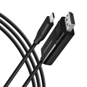 Axagon RVC-DPC, USB-C - DisplayPort redukcia / kábel 1.8m, 4K/60Hz (RVC-DPC)