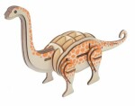 Woodcraft Drevené 3D puzzle Brontosaurus