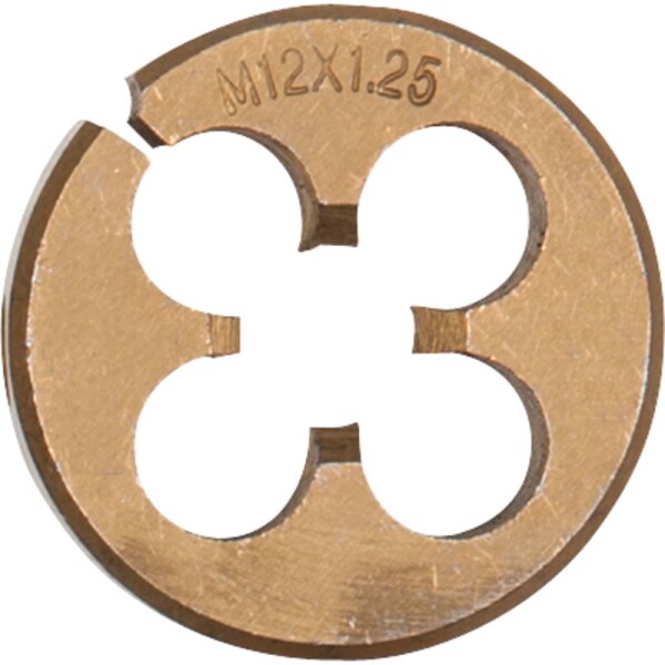 HSS TiN matrica, M12x1,25 KS Tools 150.1424; 150.1424
