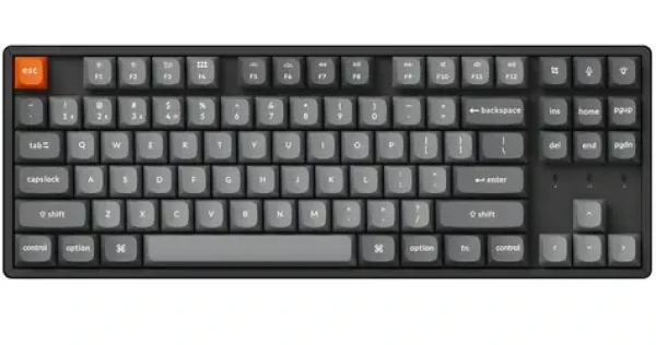 Keychron K8 Max QMK / Klávesnica / TKL 87 kláves / Mechanická / Super Red switch / hliníkový rám / BT / USB (K8M-J1)