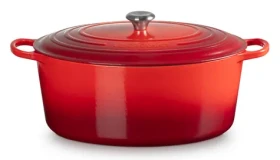 Le Creuset Signature Oválny hrniec s pokrievkou 40 cm červená (21178400602430)