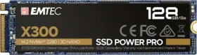EMTEC X300 SSD Power Pre 128GB / SSD / M.2 2280 / PCIe 3.0 x4 / R: 1500 MBs / W: 500 MBs / IOPS: 60K 110K (ECSSD128GX300)
