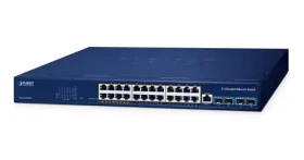 Planet GS-6311-24HP4X / Switch / L3 Managed / 24x Gigabit PoE+ / 4X 10G SFP+ / 128Gbit/s (GS-6311-24HP4X)