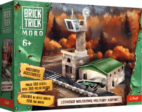 Trefl Stavebnica BRICK TRICK Moro: Vojenské letisko XL