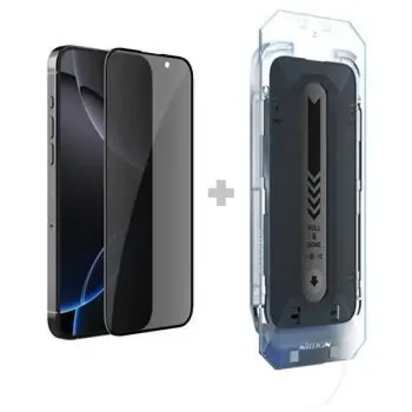 Nillkin Tvrdené Sklo 0.25mm Guardian 2.5D pre Apple iPhone 16 Pro Max Black (s aplikátorom) (57983122946)