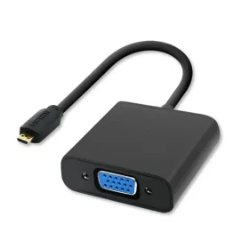 Qoltec 50403 MicroHDMI (M) na VGA (F) adaptér 0.2 m čierna / MicroHDMI 1.3 / VGA (50403)