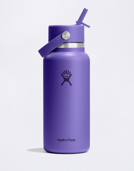 Hydro Flask Wide Mouth with Flex Straw Cap (946 ml) Utopia Purple