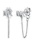Michael Kors Fashion strieborné visiace náušnice Premium MKC1782040