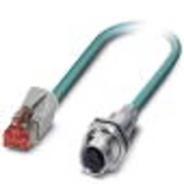 Phoenix Contact 1404205 RJ45 sieťové káble, prepojovacie káble CAT 5e S/FTP 0.50 m modrá tienený 1 ks; 1404205