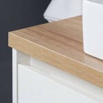 Mereo Opto, kúpeľňová skrinka 100 cm, biela CN912SN