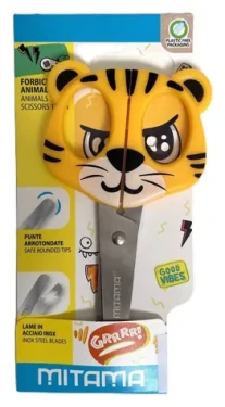 Mitama Animal Fantasy tiger / Detské nožnice / 13 cm / zaoblené čepele (62469-90171)