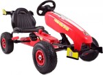 Super-Toys Gokart na pedále Koła Pompowane Hamulce/g203