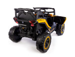 Mamido Mamido Elektrické autíčko Buggy Racing Speed ​​22 žlté | 4x4 | 12V10Ah | 180W | EVA | LED | 2,4 Ghz | ECO koža