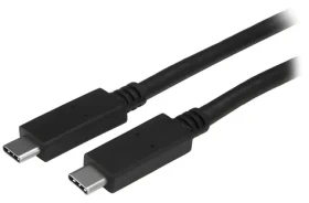 StarTech USB-C kábel čierna / Kábel / USB 3.0 5Gbps / PD 3A / USB-IF / 2 m (USB315CC2M)