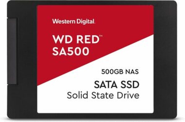 WD Red SA500 500GB / 2.5 / SATA III / R: 560MBps / W: 530 MBps / IOPS RW 95K 85K / MTBF: 2mil / 5y (WDS500G1R0A)