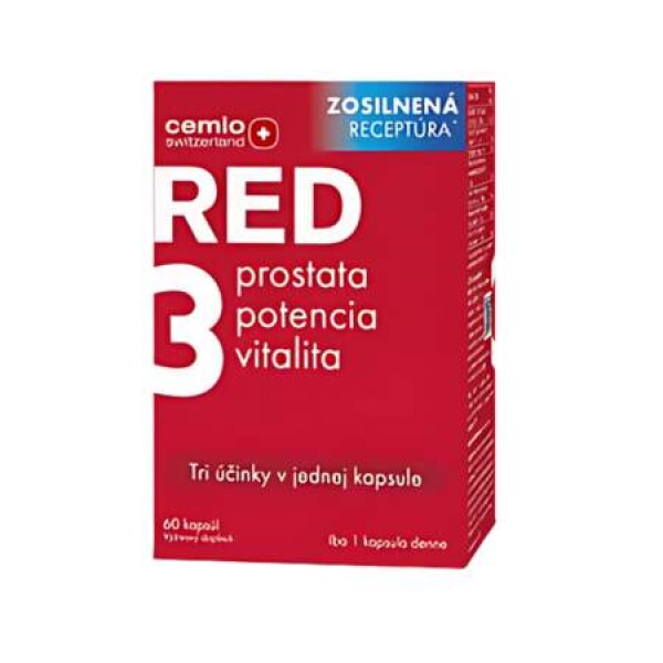 CEMIO Red3 zosilnená receptúra 60 kapsúl