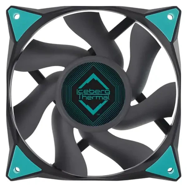 Iceberg Thermal IceGALE 120mm čierna / Ventilátor / PWM / 1850 RPM / FDB ložisko (ICEGALE12-C0A)